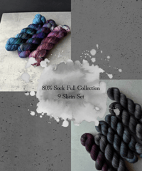 【 受注 】80%sock / 80% Sock Full Collection — 9 Skein Set