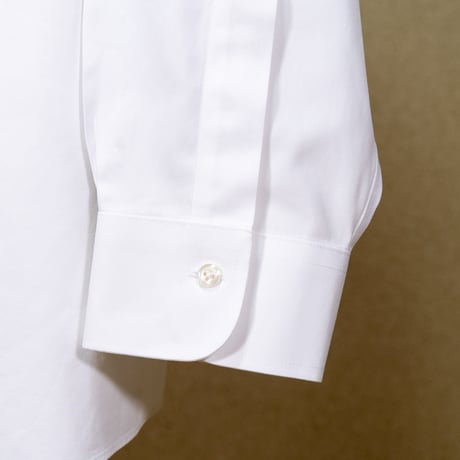 Brooks Brothers スーピマコットン ノンアイロン 長袖スプレッドカラードレスシャツ 白 17 1/2-35 CLASSIC