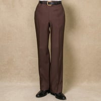 70s Sears PERMA-PREST TALON フレアポリスラックス ブラウン