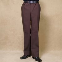 70's-80's Pierre Cardin ウールポリスラックス ダークブラウン