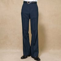 70s Levi's Panatela TALONジップ フレアポリスラックス ネイビー