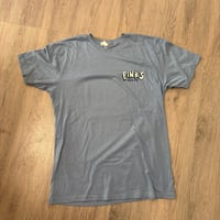 【新品】PINK'S ピンクス ホットドッグ Tシャツ L ブルー 企業物 両面