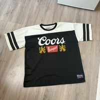 【新品】クアーズ フットボールジャージ L メッシュ Tシャツ 企業