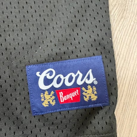 【新品】クアーズ フットボールジャージ L メッシュ Tシャツ 企業