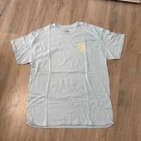 【未使用・美品】U.S. FISHING CO Tシャツ L 水色 両面プリント