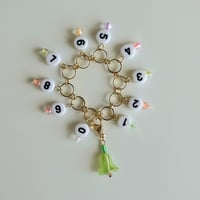 段数カウンター（小）flower green