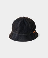 𝐓𝐈𝐆𝐇𝐓𝐁𝐎𝐎𝐓𝐇 | TBPR / FLOCKY DENIM HAT | Navy