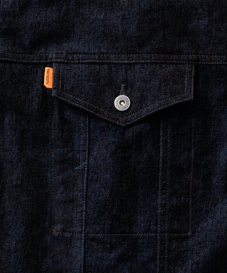 𝐓𝐈𝐆𝐇𝐓𝐁𝐎𝐎𝐓𝐇 | TBPR / FLOCKY DENIM JAKCET | Navy