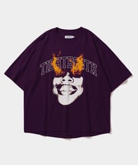 TIGHTBOOTH | TBPR / BURNING S/S T-SHIRT | Purple