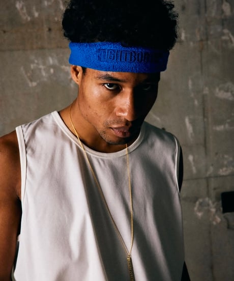 TIGHTBOOTH | TBPR / LOGO HEADBAND | Blue
