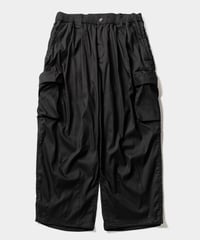 TIGHTBOOTH | TBPR / STRIPE BAGGY CARGO PANTS | Black