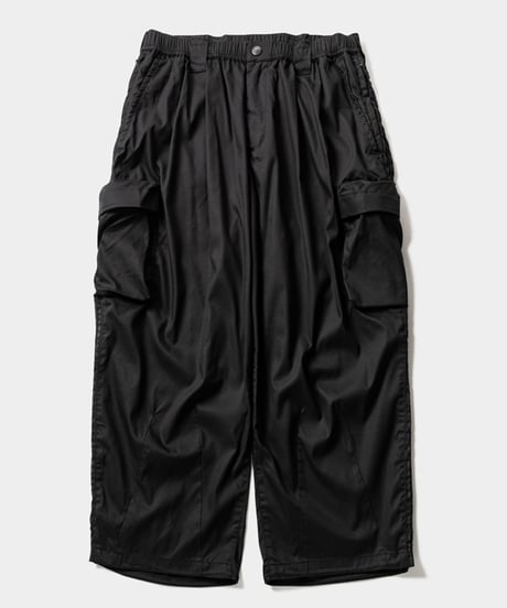 TIGHTBOOTH | TBPR / STRIPE BAGGY CARGO PANTS | Black