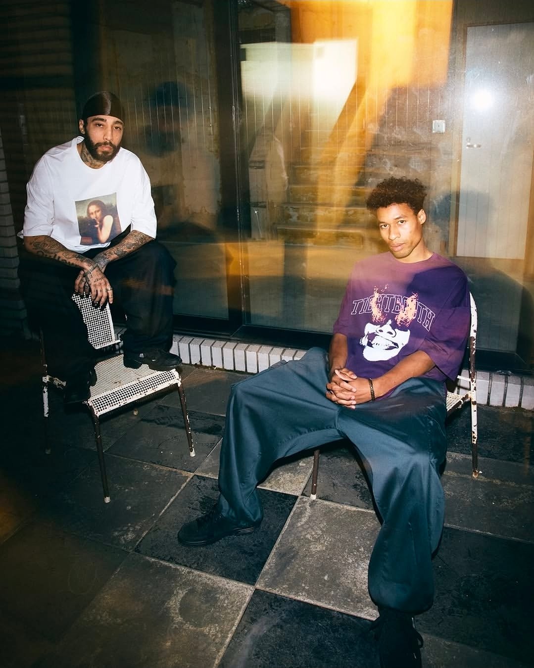 𝐓𝐈𝐆𝐇𝐓𝐁𝐎𝐎𝐓𝐇 | TBPR / BURNING S/S T-SHIRT | Purpl