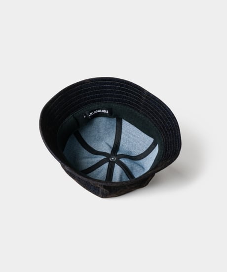 𝐓𝐈𝐆𝐇𝐓𝐁𝐎𝐎𝐓𝐇 | TBPR / FLOCKY DENIM HAT | Navy