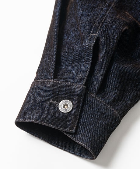 𝐓𝐈𝐆𝐇𝐓𝐁𝐎𝐎𝐓𝐇 | TBPR / FLOCKY DENIM JAKCET | Navy