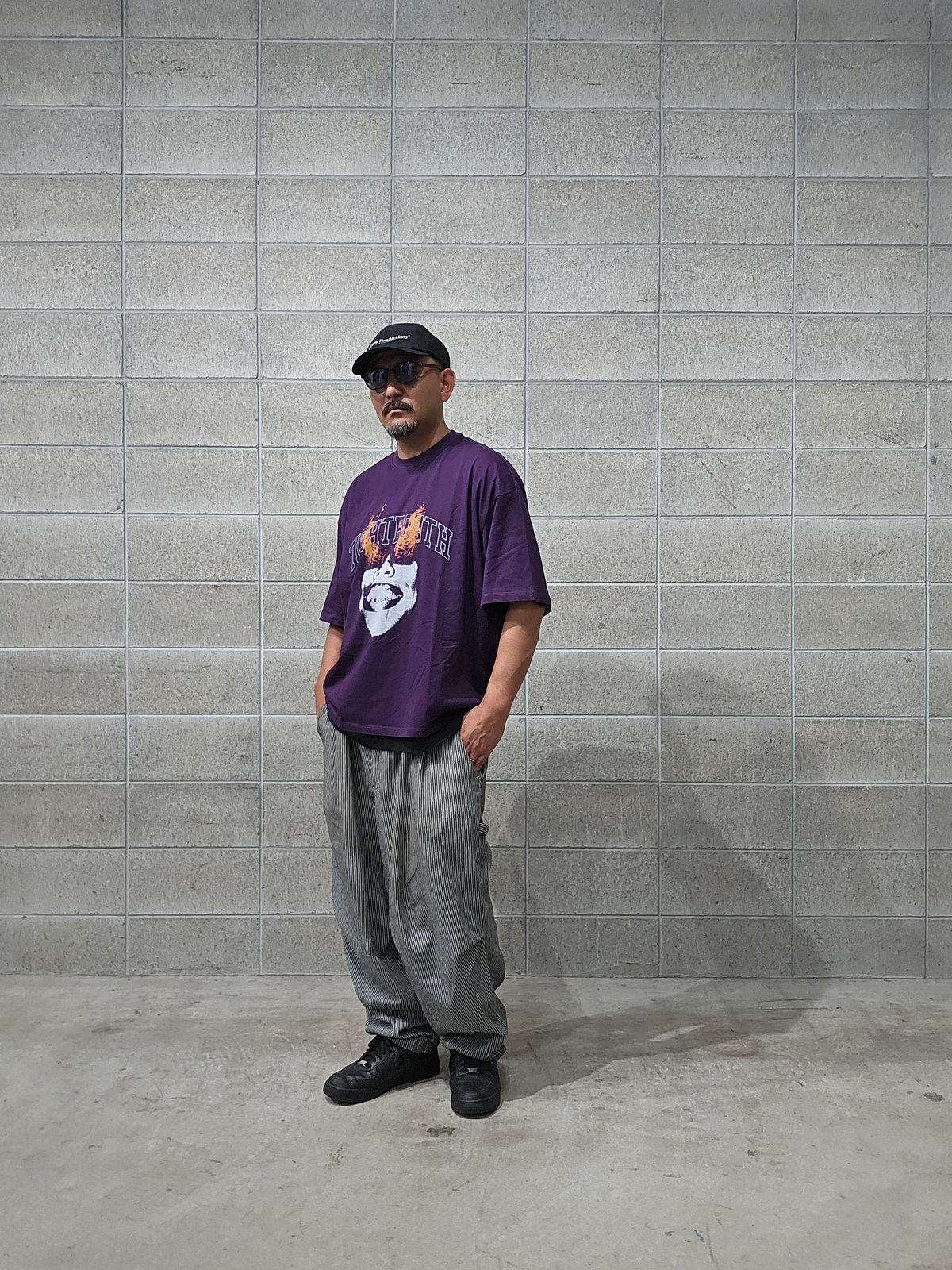 𝐓𝐈𝐆𝐇𝐓𝐁𝐎𝐎𝐓𝐇 | TBPR / BURNING S/S T-SHIRT | Purpl