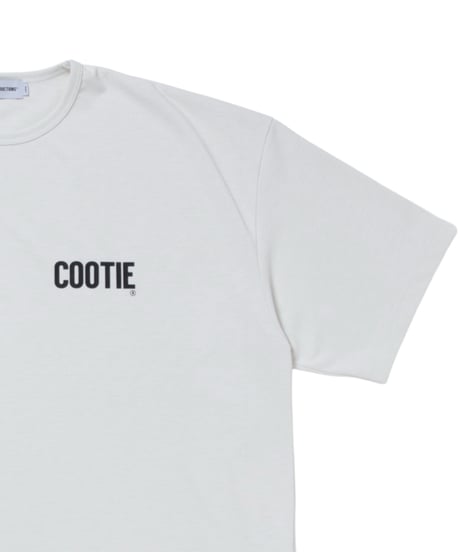 COOTIE | Dry Tech Jersey Oversized S/S Tee | Off Ivory