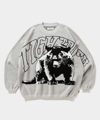 𝐓𝐈𝐆𝐇𝐓𝐁𝐎𝐎𝐓𝐇 | TBPR / PANTHER KNIT SWEATER | Ash