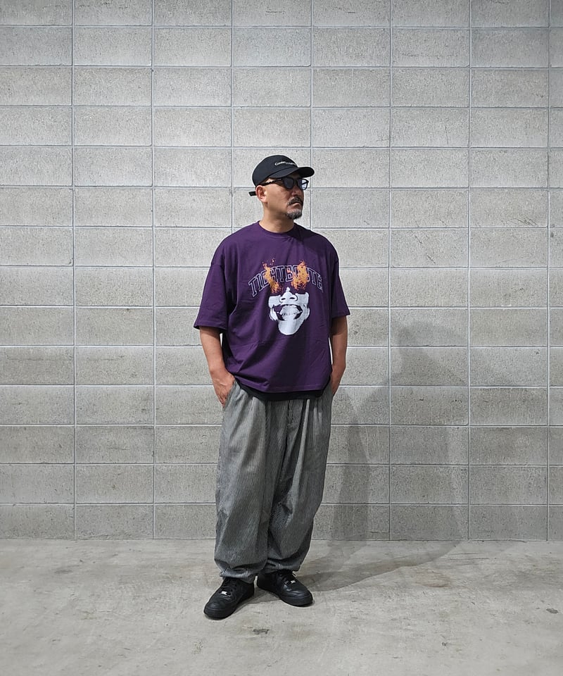 𝐓𝐈𝐆𝐇𝐓𝐁𝐎𝐎𝐓𝐇 | TBPR / BURNING S/S T-SHIRT | Purpl