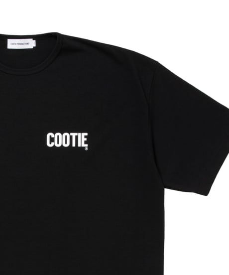 COOTIE | Dry Tech Jersey Oversized S/S Tee | Black
