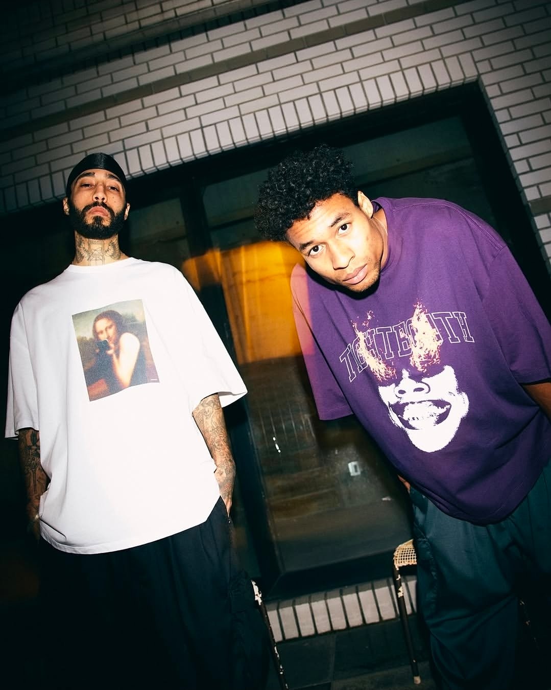𝐓𝐈𝐆𝐇𝐓𝐁𝐎𝐎𝐓𝐇 | TBPR / BURNING S/S T-SHIRT | Purpl