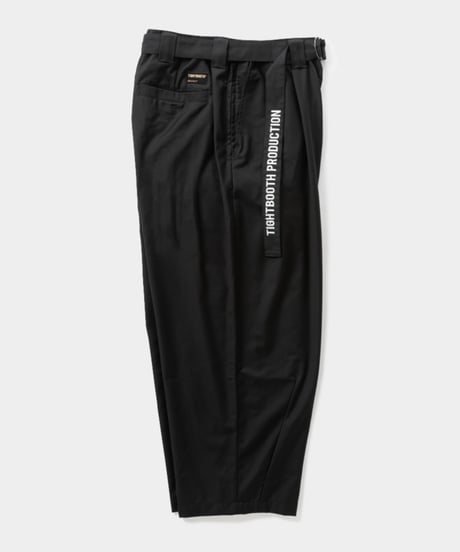𝐓𝐈𝐆𝐇𝐓𝐁𝐎𝐎𝐓𝐇 | TBPR / BAGGY SLACKS | Black