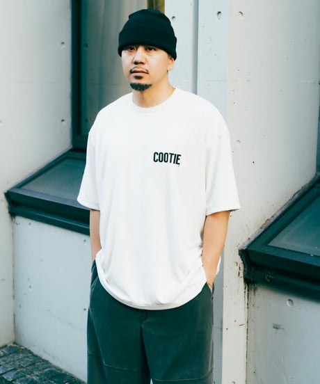 COOTIE | Dry Tech Jersey Oversized S/S Tee | Black