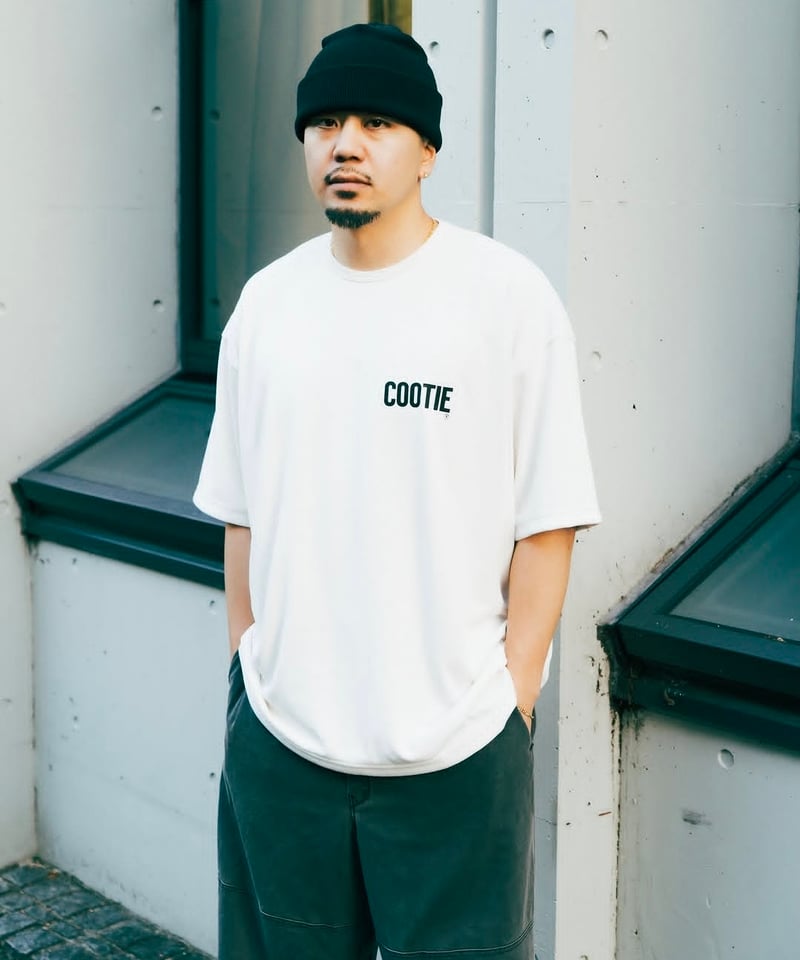 𝐂𝐎𝐎𝐓𝐈𝐄 | Dry Tech Jersey Oversized S/S Tee | Bl
