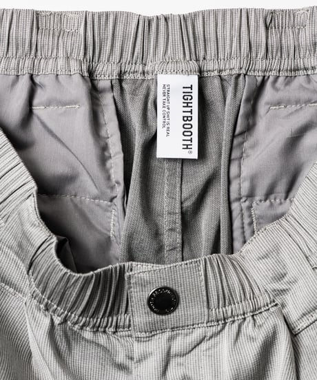 TIGHTBOOTH | TBPR / STRIPE BAGGY CARGO PANTS | Gray