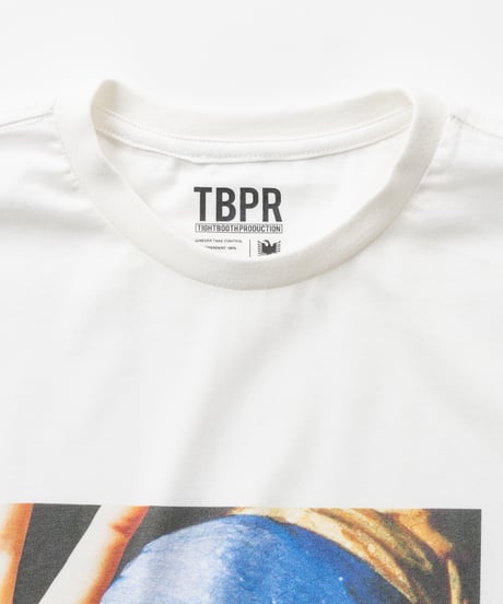 𝐓𝐈𝐆𝐇𝐓𝐁𝐎𝐎𝐓𝐇 | TBPR / DISTORTION S/S T-SHIRT | White