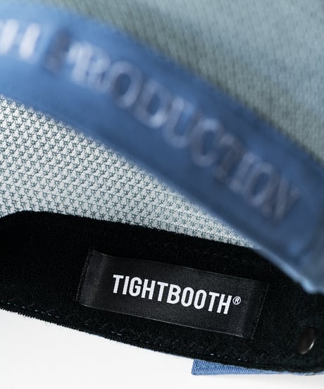 TIGHTBOOTH | TBPR / SIDE LOGO MESH CAMP CAP | Sax