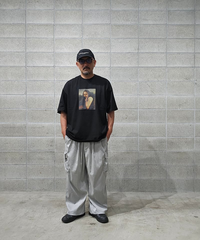 𝐓𝐈𝐆𝐇𝐓𝐁𝐎𝐎𝐓𝐇 | TBPR / STRIPE BAGGY CARGO PANTS |