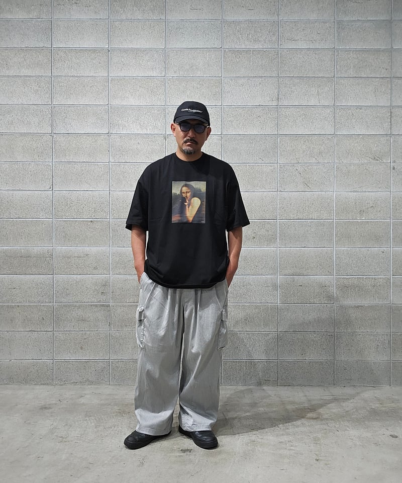 𝐓𝐈𝐆𝐇𝐓𝐁𝐎𝐎𝐓𝐇 | TBPR / STRIPE BAGGY CARGO PANTS |
