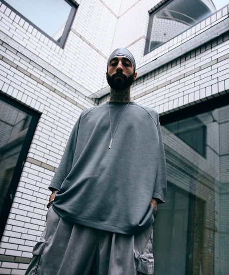 TIGHTBOOTH | TBPR / CHIDRY 3/4 SLEEVE T-SHIRT | Navy