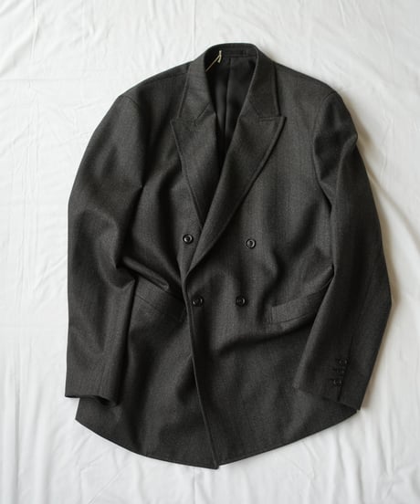 ULTERIOR "Melange Barathea Stripe DB Jkt"