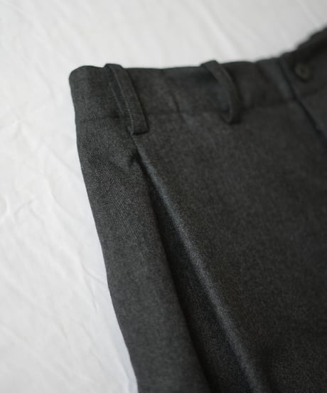 nonnotte "Draping Crotch Box Pleats One-Tuck Trousers"