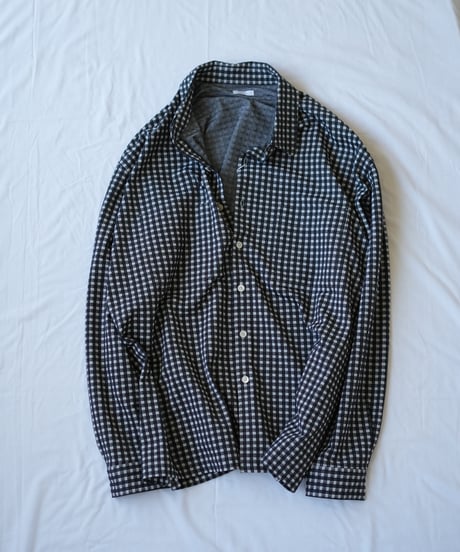 KANEMASA PHIL. "36G Wool Check Balise Shirt"