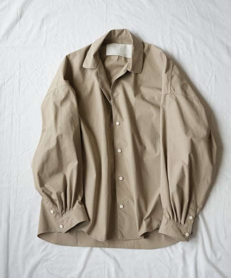 nonnotte "Draping Shirt(Heavy Broad)"