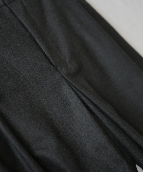 nonnotte "Draping Crotch Box Pleats One-Tuck Trousers"
