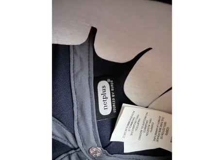パタゴニア　patagonia  ライン・ロゴ・リッジ・ストライプ・ファンフェラー・キャップ　紺　フリーサイズ　男女兼用