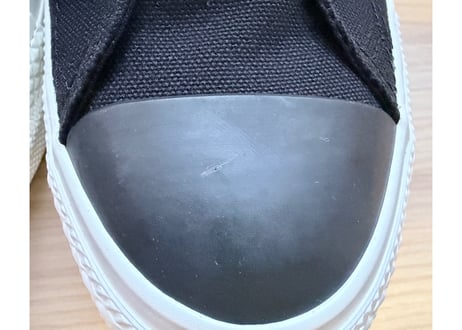 【新品・送料無料・デッドストック】コンバース　CONVERSE ALL STAR STARSLIP OX メンズスニーカー26.5cm 黒/ガンメタリック（スタッズ）