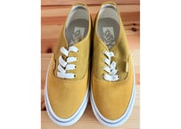 バンズ　VANS オーセンティック　リシュー44 レディーススニーカー　Salt Wash Harvest Gold ハーベストゴールド 23.5cm
