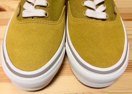バンズ　VANS オーセンティック　リシュー44 レディーススニーカー　Salt Wash Harvest Gold ゴールド 23.5cm