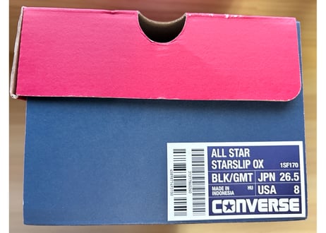 【新品・送料無料・デッドストック】コンバース　CONVERSE ALL STAR STARSLIP OX メンズスニーカー26.5cm 黒/ガンメタリック（スタッズ）