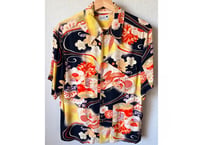 サンサーフ　Sun Surf KING SMITH KIMONO DESIGN アロハシャツ着物柄　Sサイズ　男女兼用