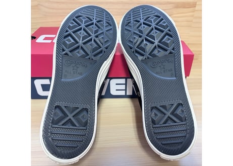 【新品・送料無料・デッドストック】コンバース　CONVERSE ALL STAR STARSLIP OX メンズスニーカー26.5cm 黒/ガンメタリック（スタッズ）