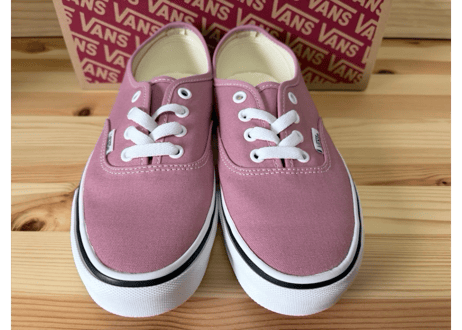 バンズ　VANS オーセンティック　Theory Foxgloveピンク　レディーススニーカー23.5cm