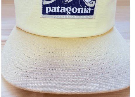 パタゴニア　patagonia ボートショーツ・ラベル・ファンフェラーキャップ　黄色　フリーサイズ