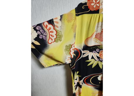 サンサーフ　Sun Surf KING SMITH KIMONO DESIGN アロハシャツ着物柄　Sサイズ　男女兼用