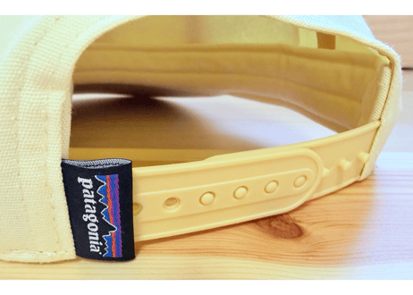 パタゴニア　patagonia ボートショーツ・ラベル・ファンフェラーキャップ　黄色　フリーサイズ